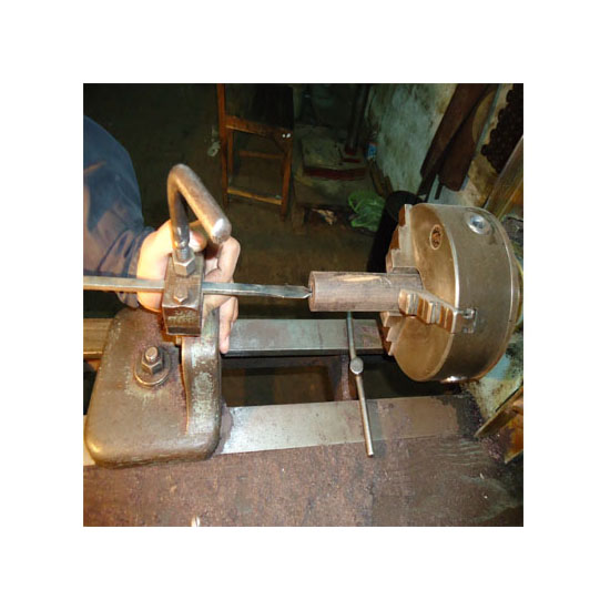 Hole in the soled Black wood